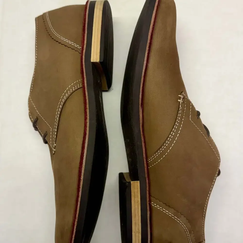 Original Penguin Waylon Tan Suede Oxfords Size US 9.5